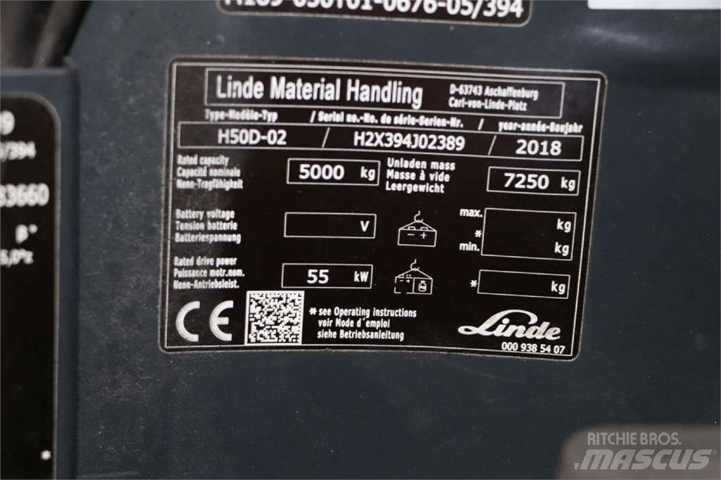 Linde H50D-02 Empilhadores Diesel