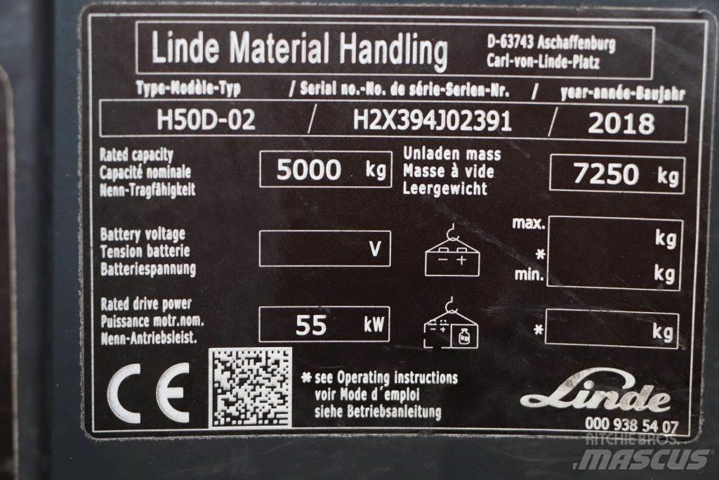 Linde H50D-02 Empilhadores Diesel
