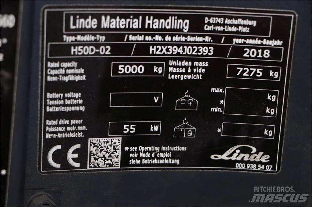 Linde H50D-02 Empilhadores Diesel