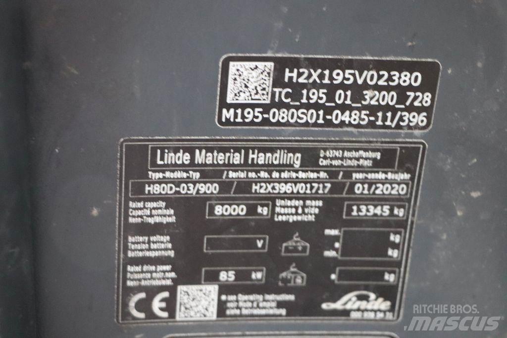 Linde H80D-03/900 Empilhadores Diesel