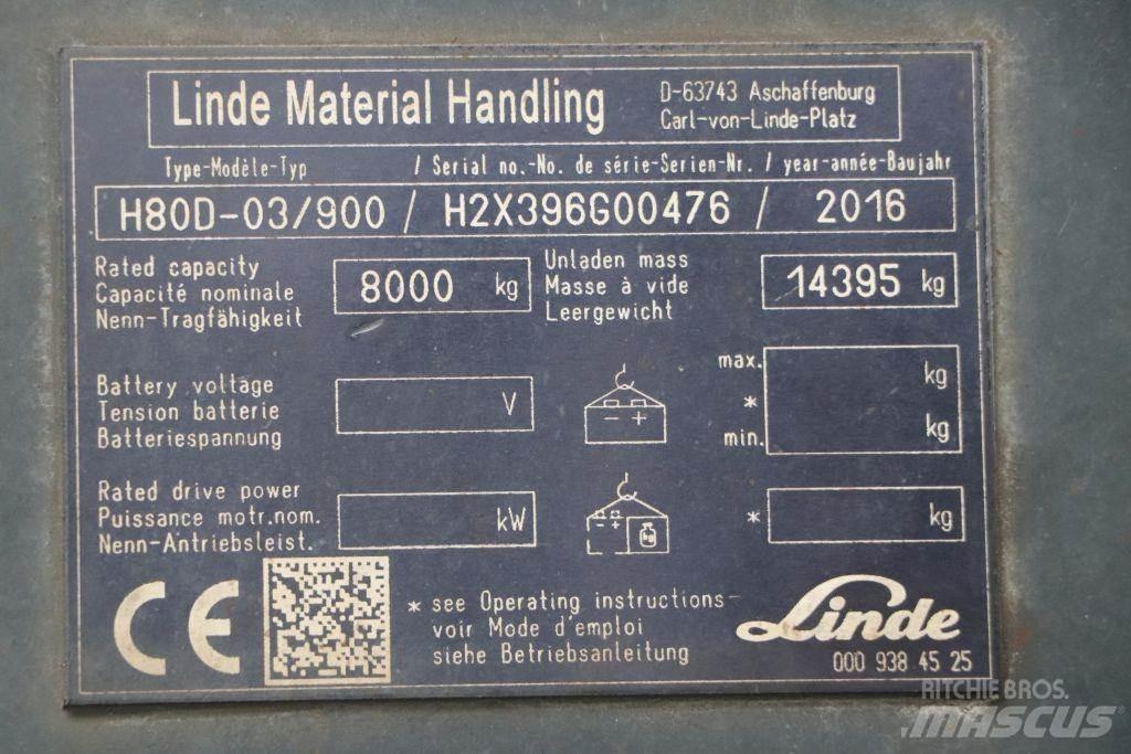 Linde H80D-03/900 Empilhadores Diesel