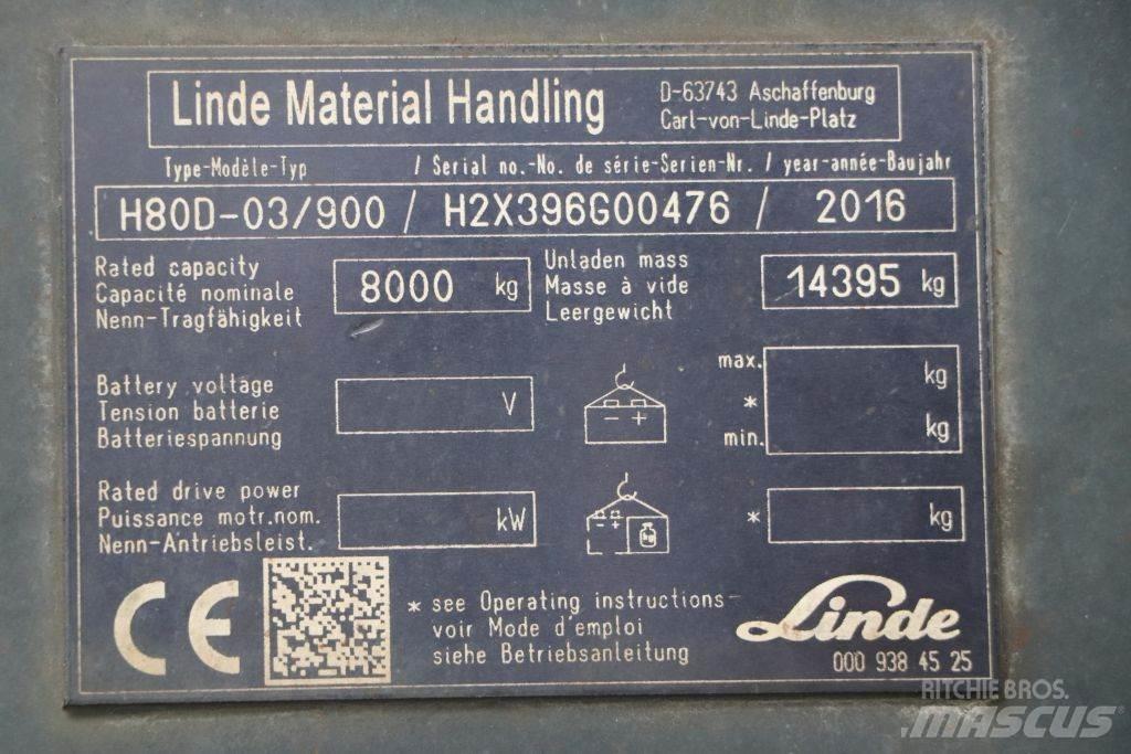 Linde H80D-03/900 Empilhadores Diesel