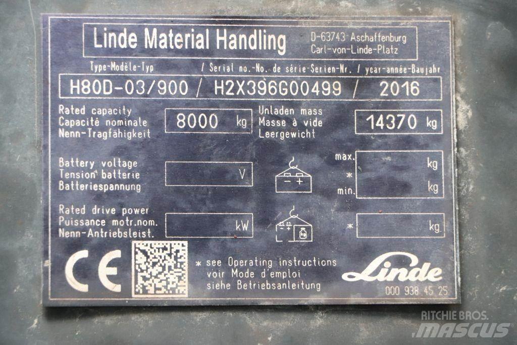 Linde H80D-03/900 Empilhadores Diesel