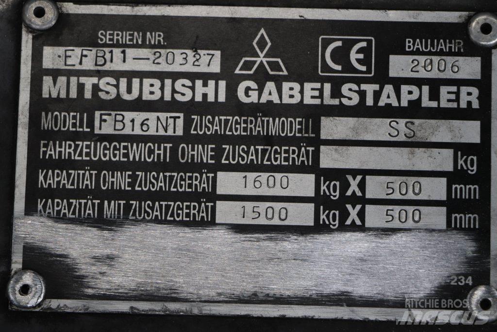 Mitsubishi FB16NT Empilhadores eléctricos