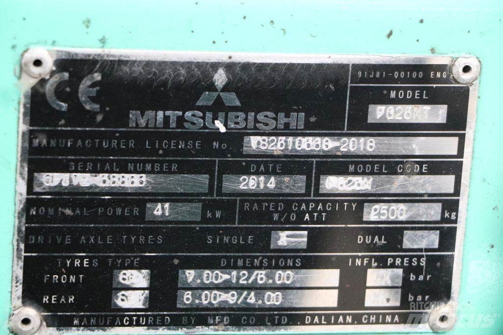 Mitsubishi FG25NT Empilhadores a gás
