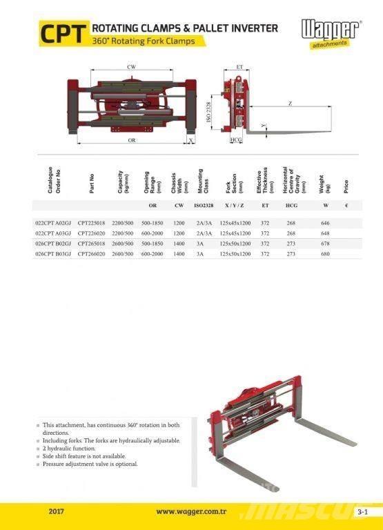  Wagger 026CPT-B02GJ Movimentação cargas - Outros
