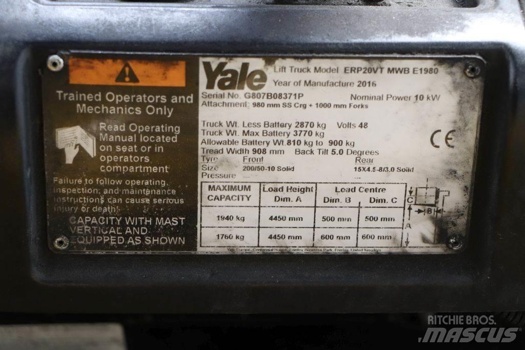 Yale ERP20VT Empilhadores eléctricos