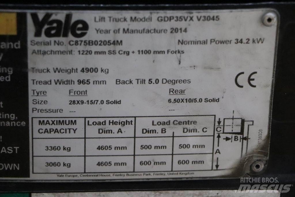 Yale GDP35VX Empilhadores Diesel