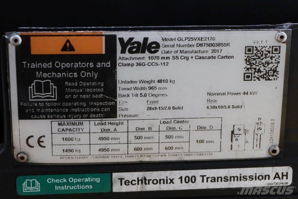 Yale GLP25VX Empilhadores a gás