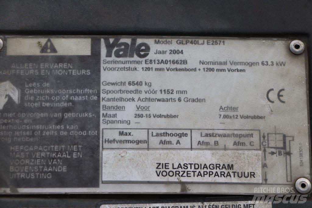 Yale GLP40LJ Empilhadores a gás