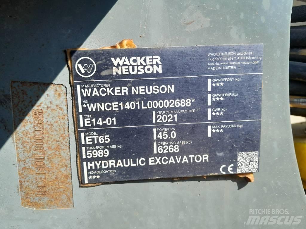 Wacker Neuson ET 65 Escavadoras de rastos