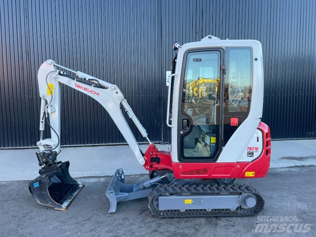 Takeuchi TB 216 Mini Escavadoras <7t