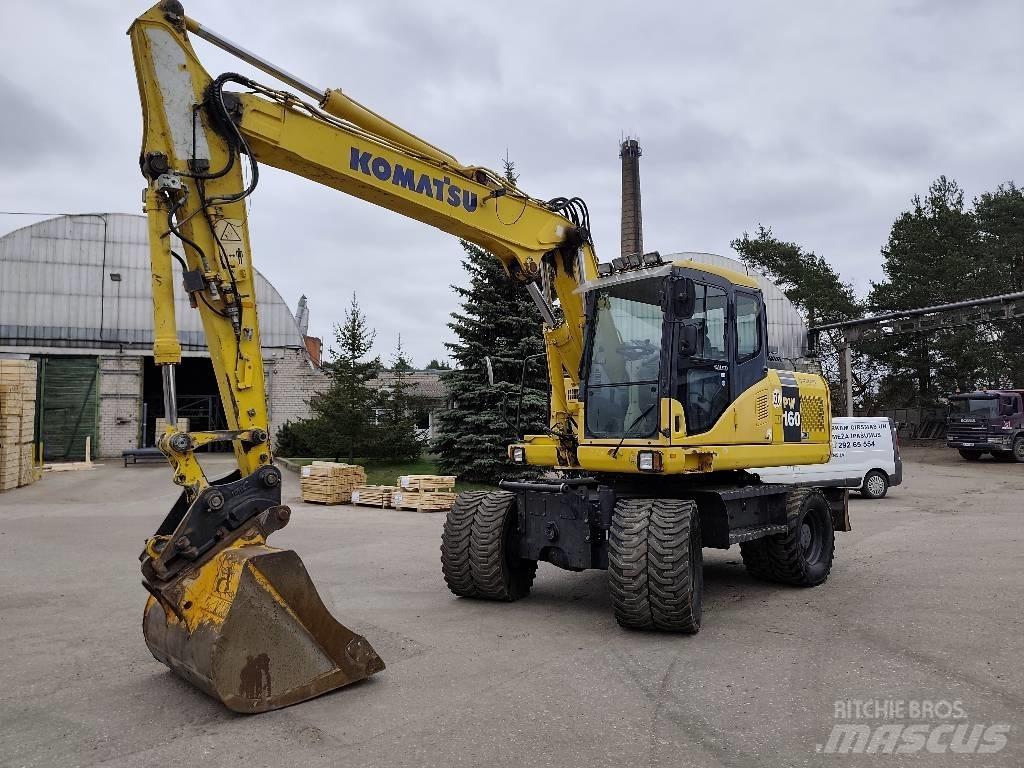 Komatsu PW 160-7E0 Escavadoras de rodas