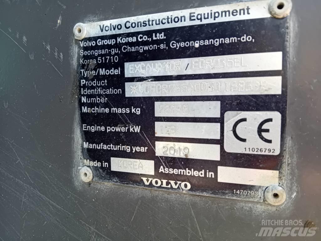 Volvo ECR 235 E Escavadoras de rastos