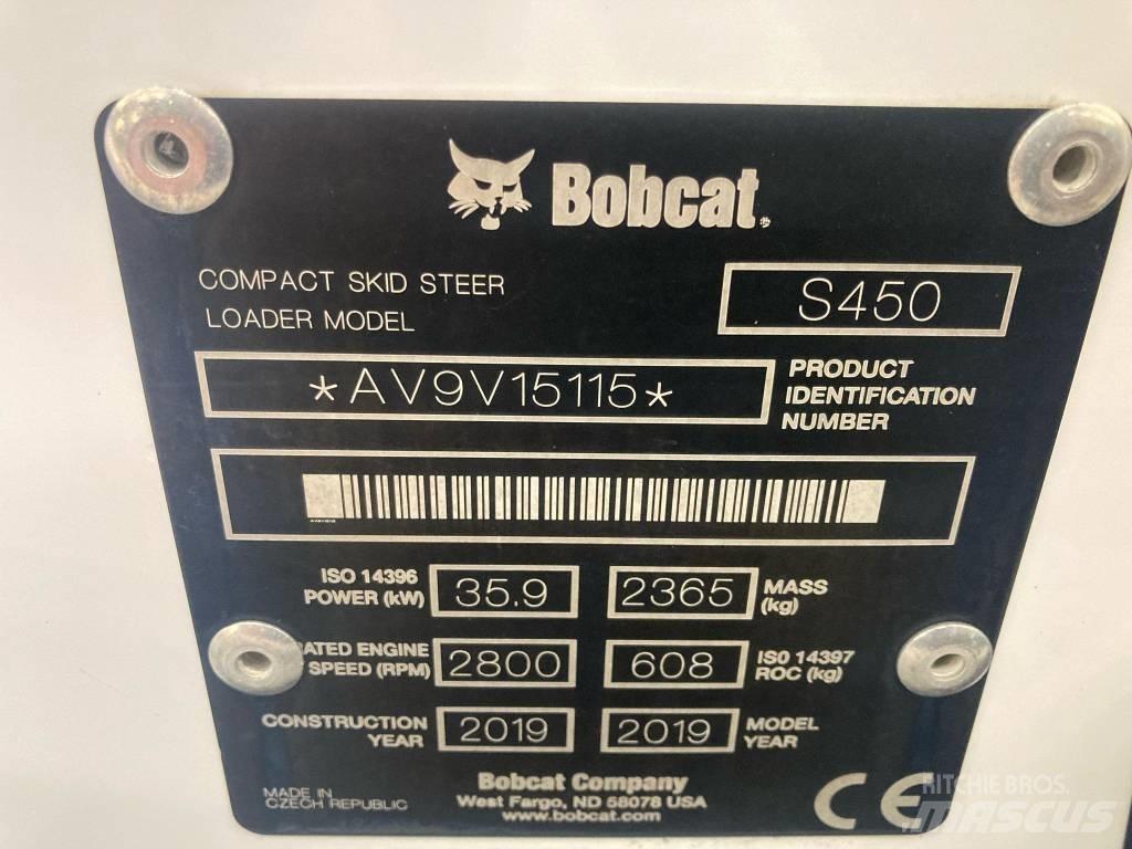 Bobcat S 450 Carregadoras de direcção deslizante