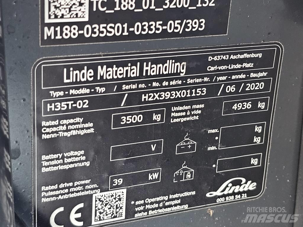 Linde H35T-02 Empilhadores a gás