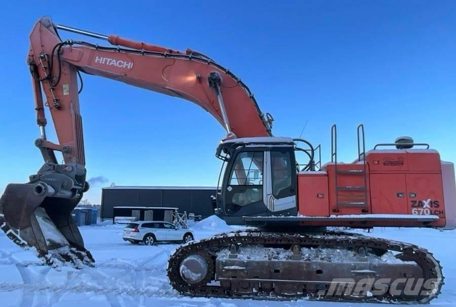 Hitachi ZX 670 LCH Escavadoras de rastos