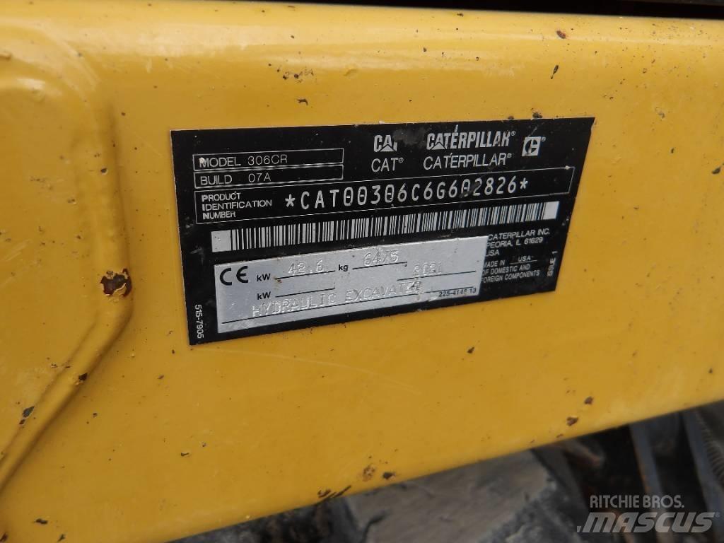 CAT 306 CR Mini Escavadoras <7t