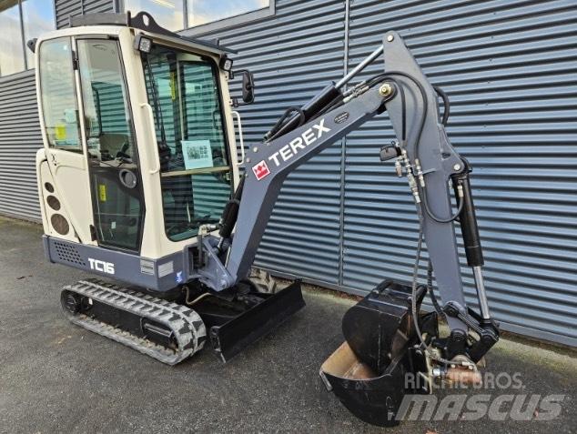 Terex tc16 Mini Escavadoras <7t