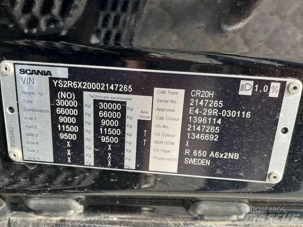 Scania R 650 Tractores (camiões)
