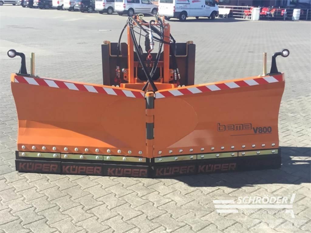 Bema V 800 Lâminas de neve e arados