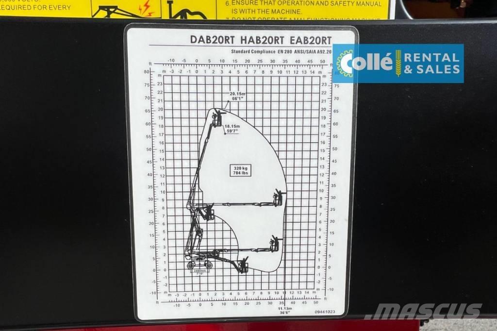 Magni DAB 20 RT | 2025 Elevadores braços articulados