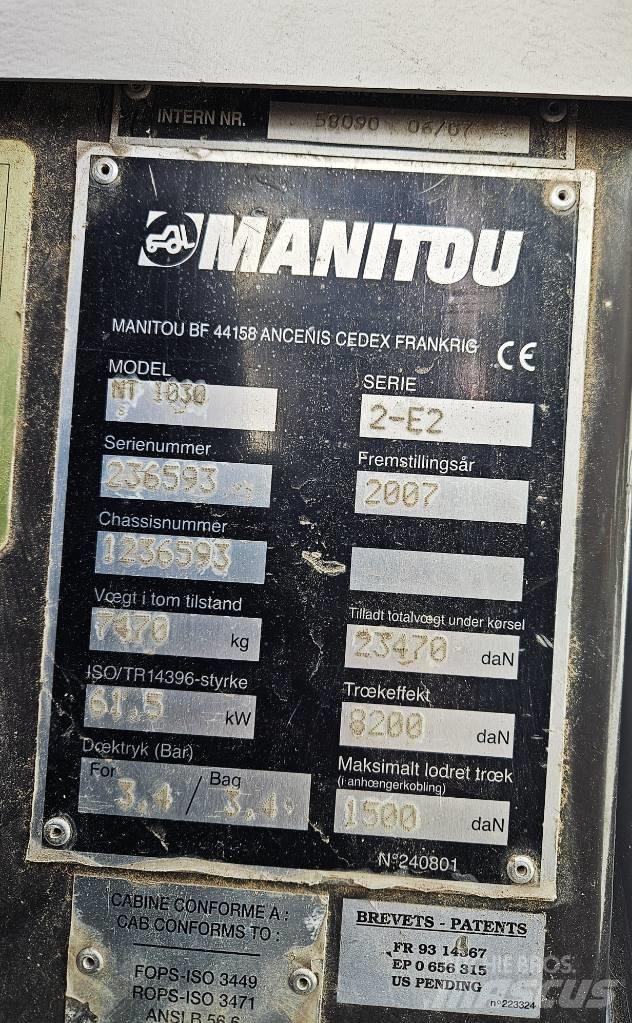 Manitou 1030 Manipuladores telescópicos
