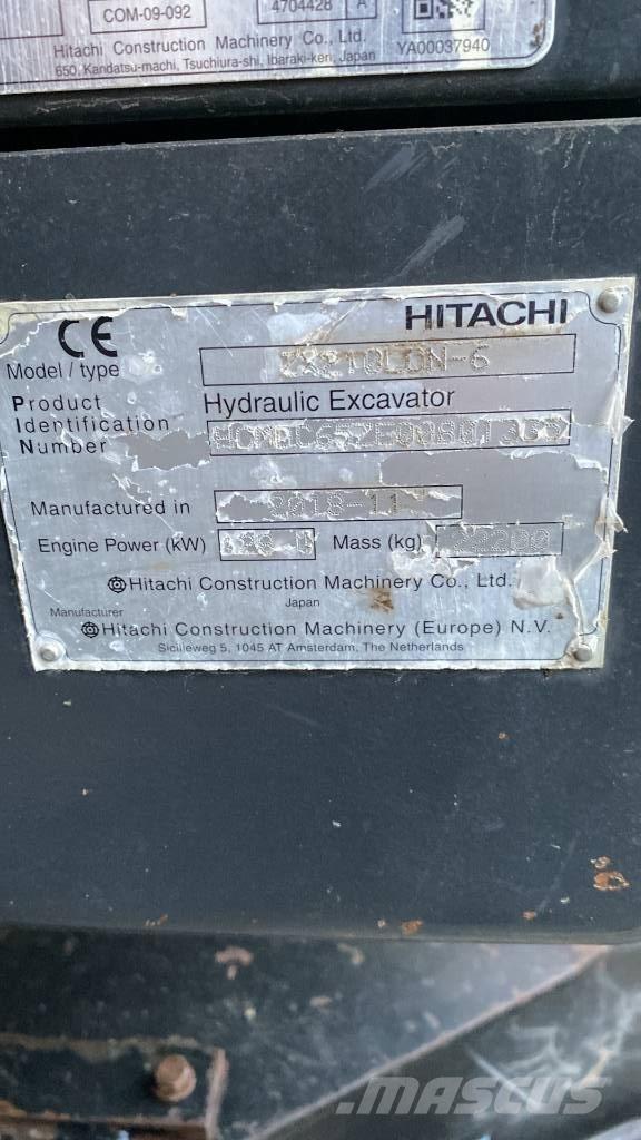Hitachi ZX210LCN-6 Processadores florestais