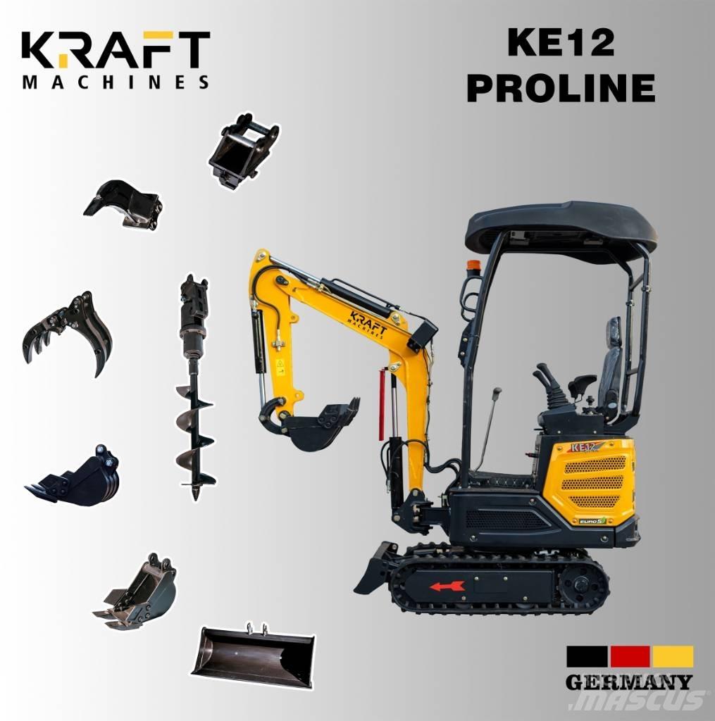 Kraft KE12Proline Mini Escavadoras <7t