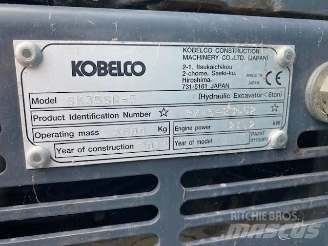 Kobelco SK 35 SR-5 Mini Escavadoras <7t