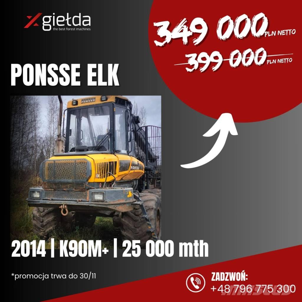 Ponsse Elk Forwarders florestais