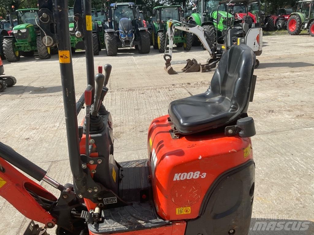 Kubota K 008-3 Mini Escavadoras <7t