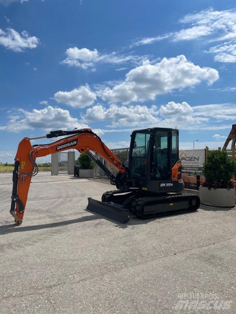 Doosan DX55r Mini Escavadoras <7t