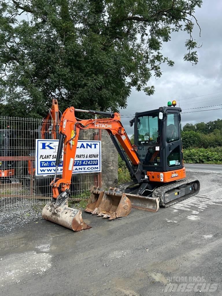 Hitachi ZX 26 U-6 Mini Escavadoras <7t