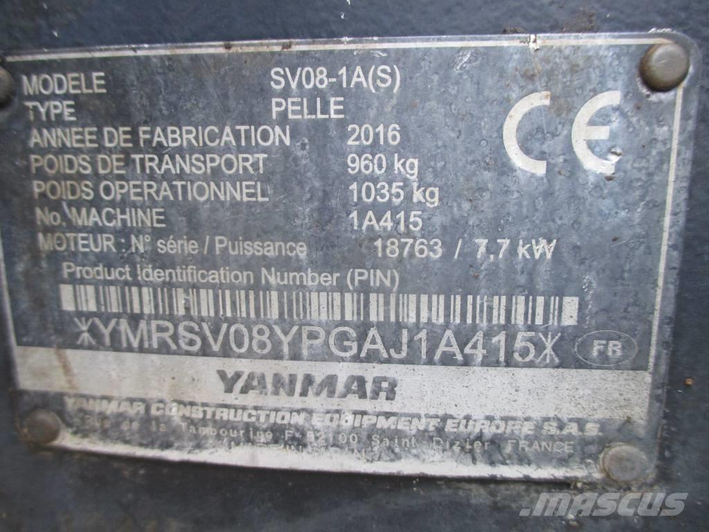 Yanmar SV 08-1 A Mini Escavadoras <7t