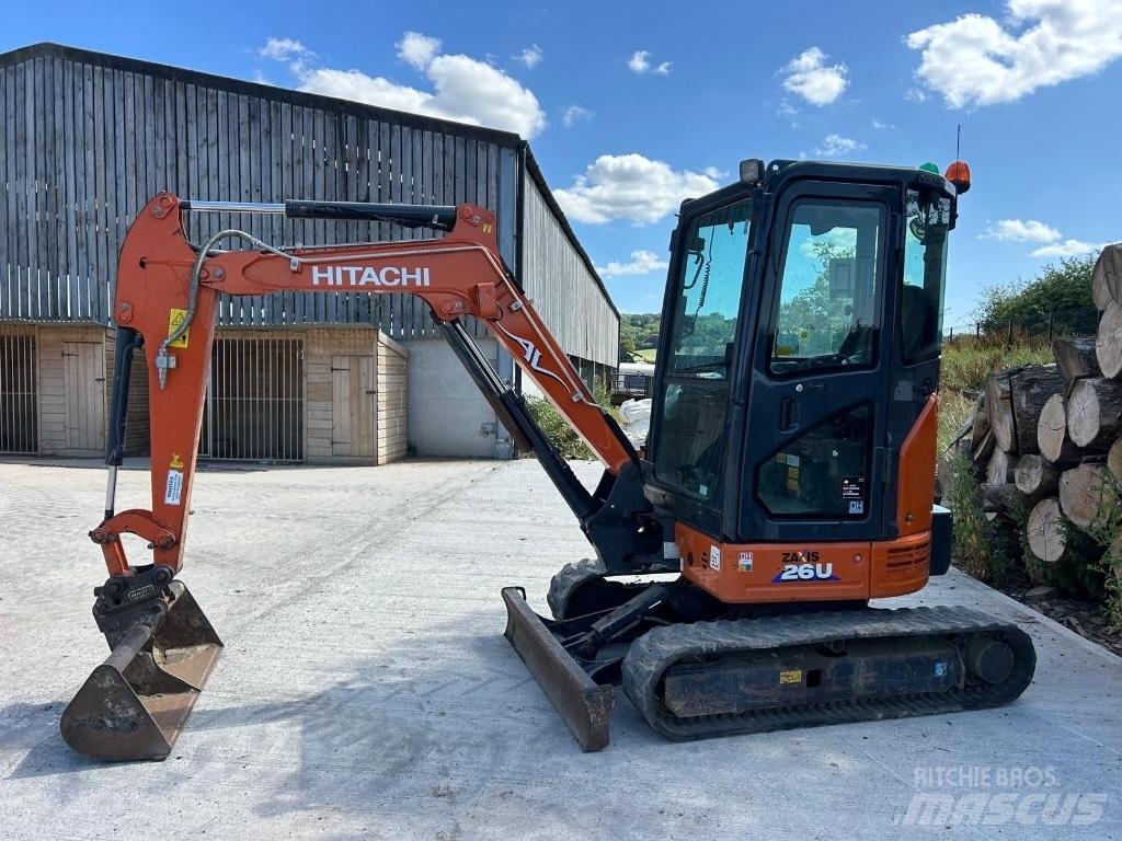 Hitachi ZX 26 U-6 Mini Escavadoras <7t