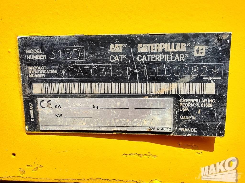 CAT 315 D Escavadoras de rastos