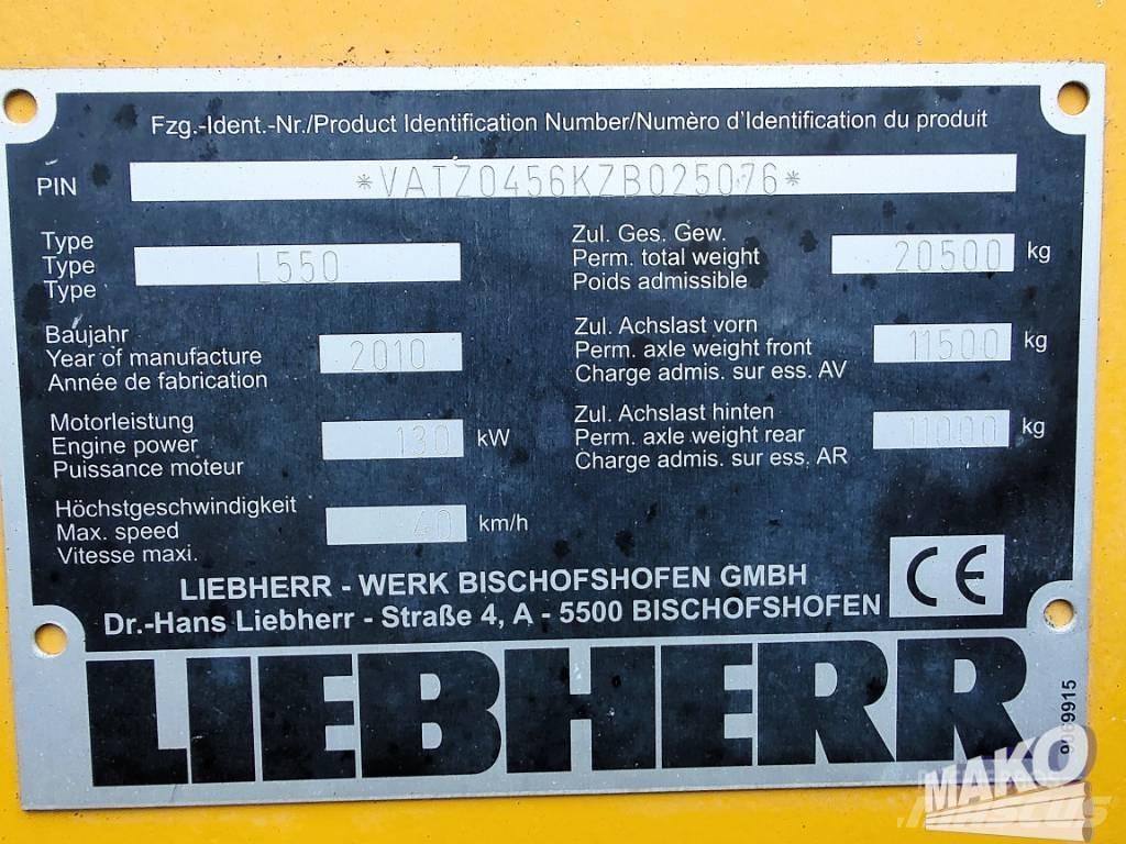 Liebherr L 550 Pás carregadoras de rodas
