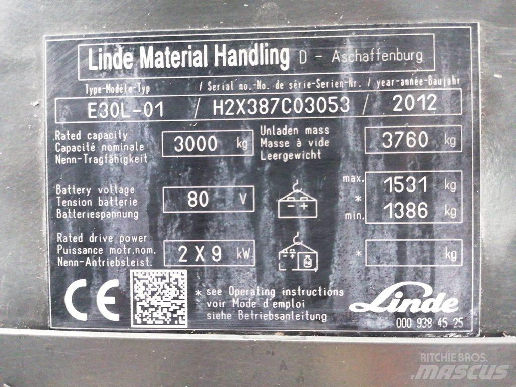 Linde E30L-01 Empilhadores eléctricos