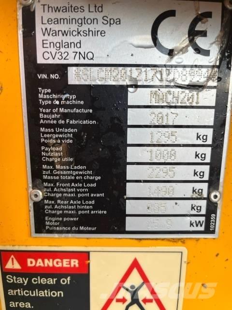 Thwaites Mach 201 Dumpers de obras