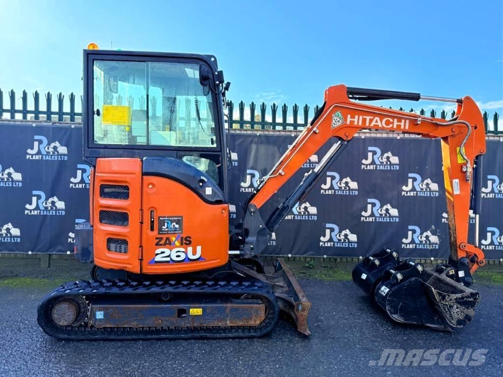 Hitachi ZX 26 U-6 CR Mini Escavadoras <7t