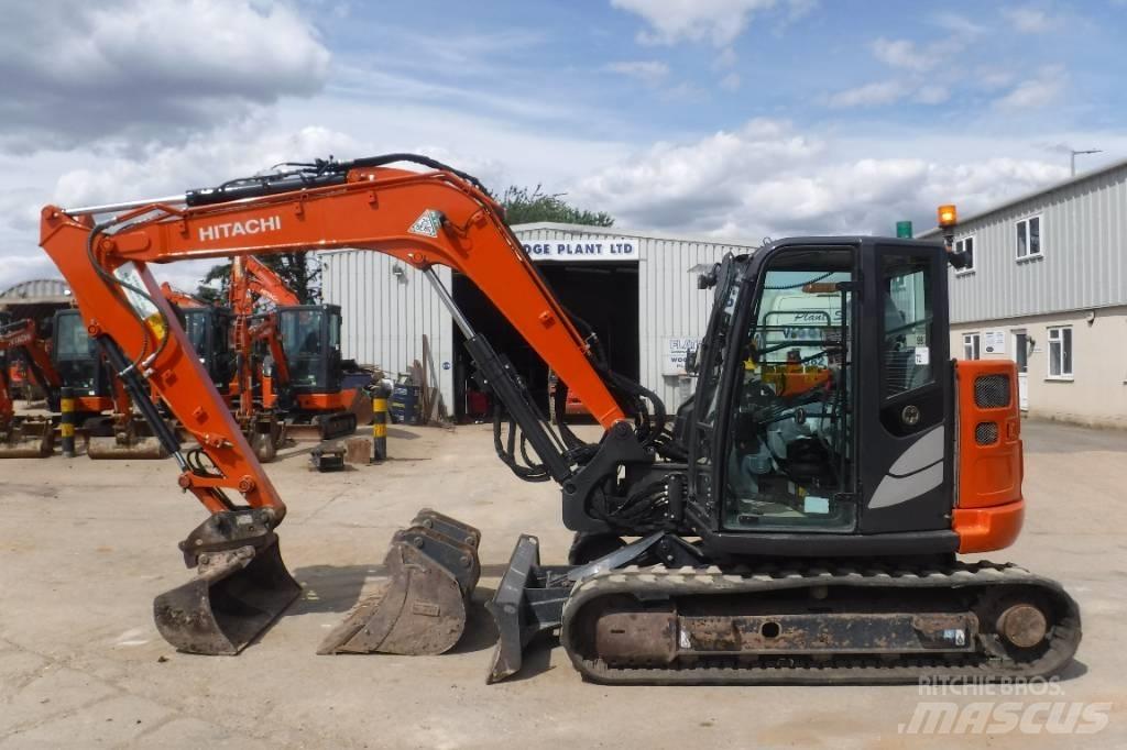 Hitachi ZX 85 US B-6 Escavadoras Midi 7t - 12t