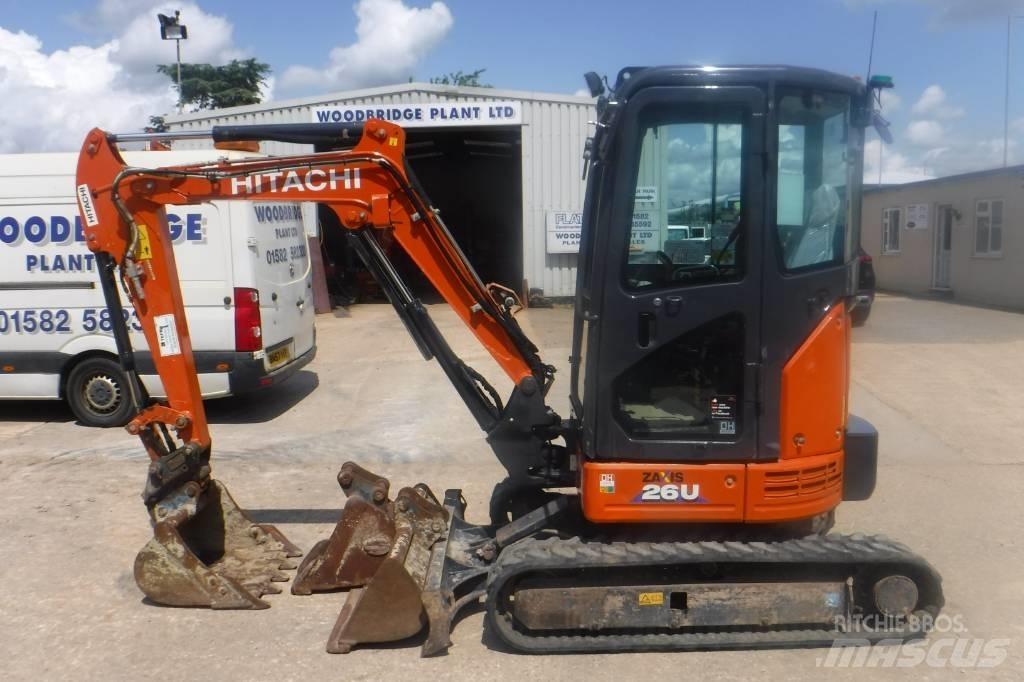 Hitachi ZX 26 U-6 Mini Escavadoras <7t