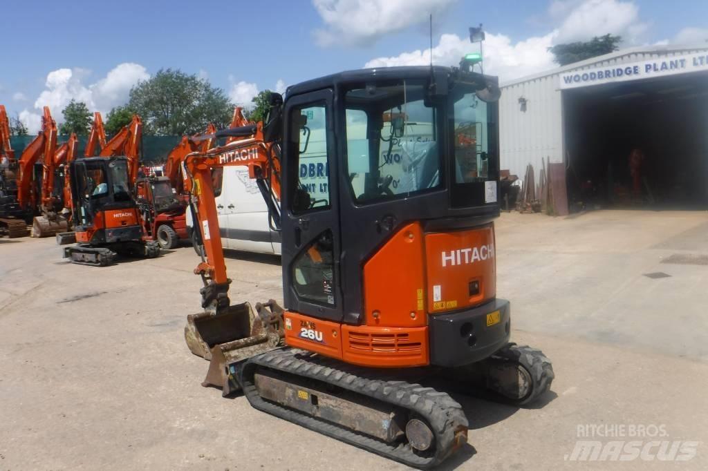 Hitachi ZX 26 U-6 Mini Escavadoras <7t