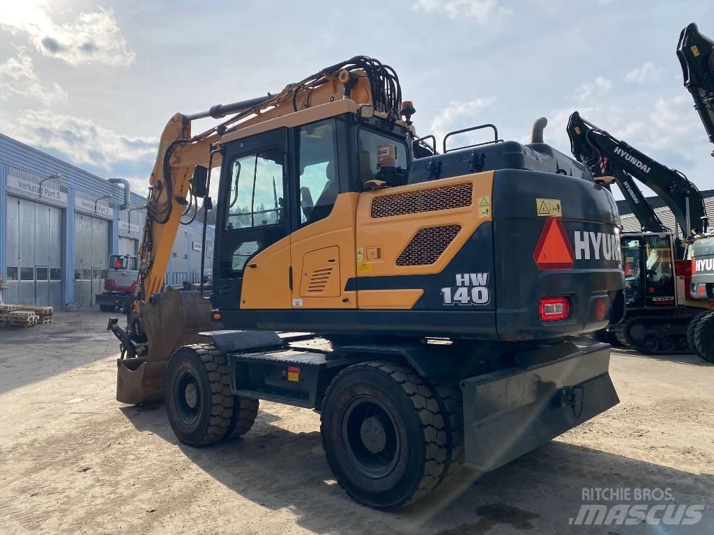 Hyundai HW140W Escavadoras de rodas