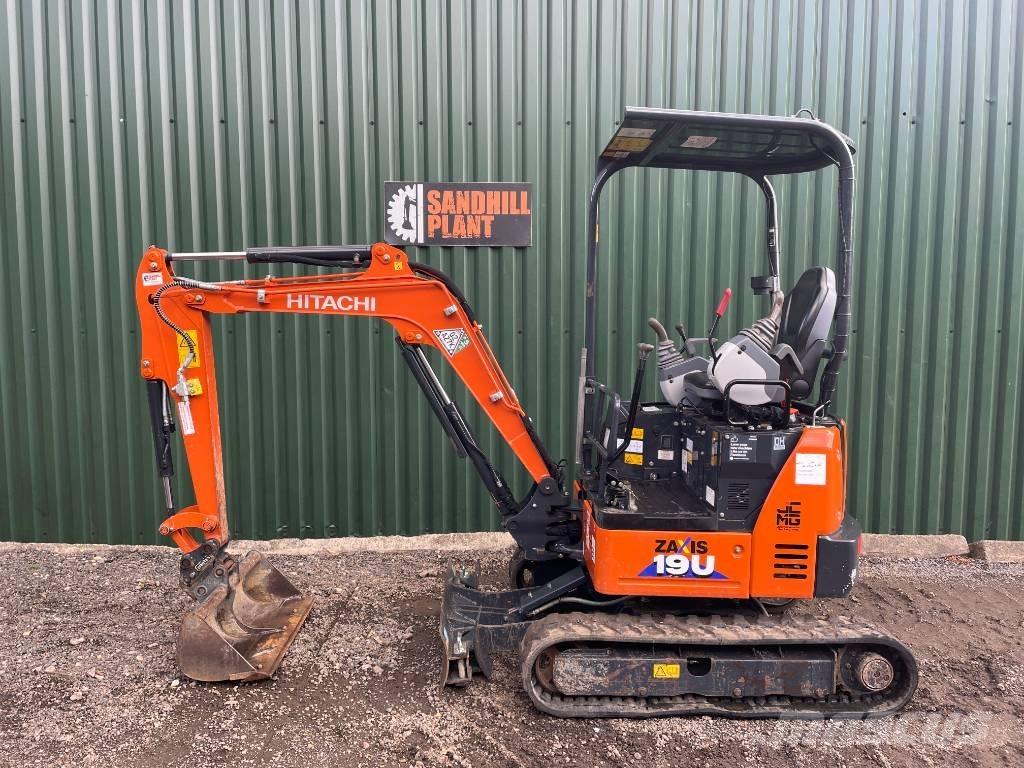 Hitachi ZX 19 U-6 Mini Escavadoras <7t