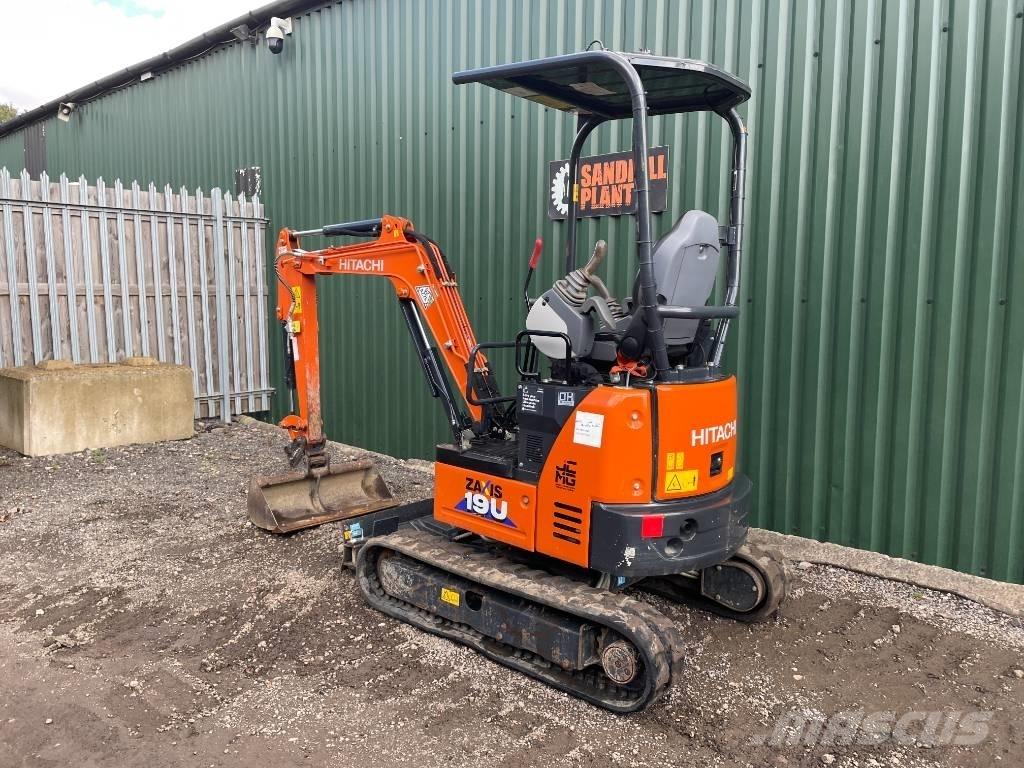 Hitachi ZX 19 U-6 Mini Escavadoras <7t