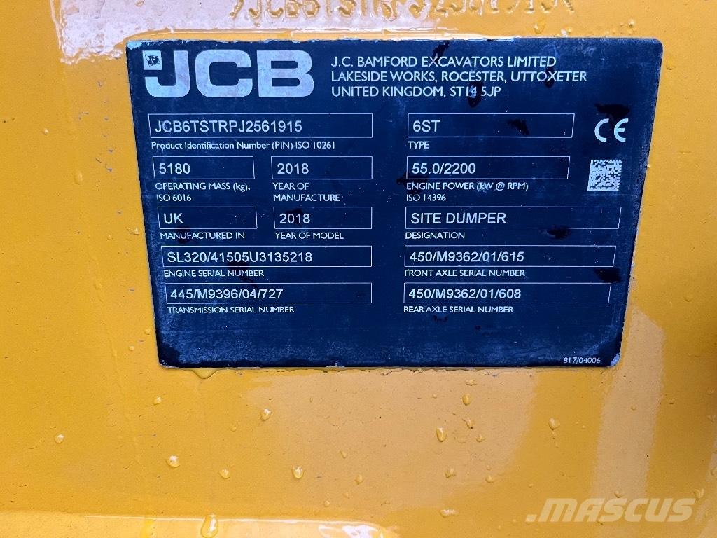 JCB 6 ST-1 Dumpers de obras