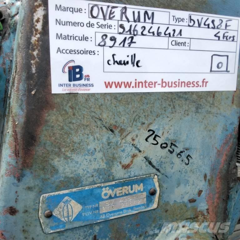 Överum BV498F Charruas reversíveis