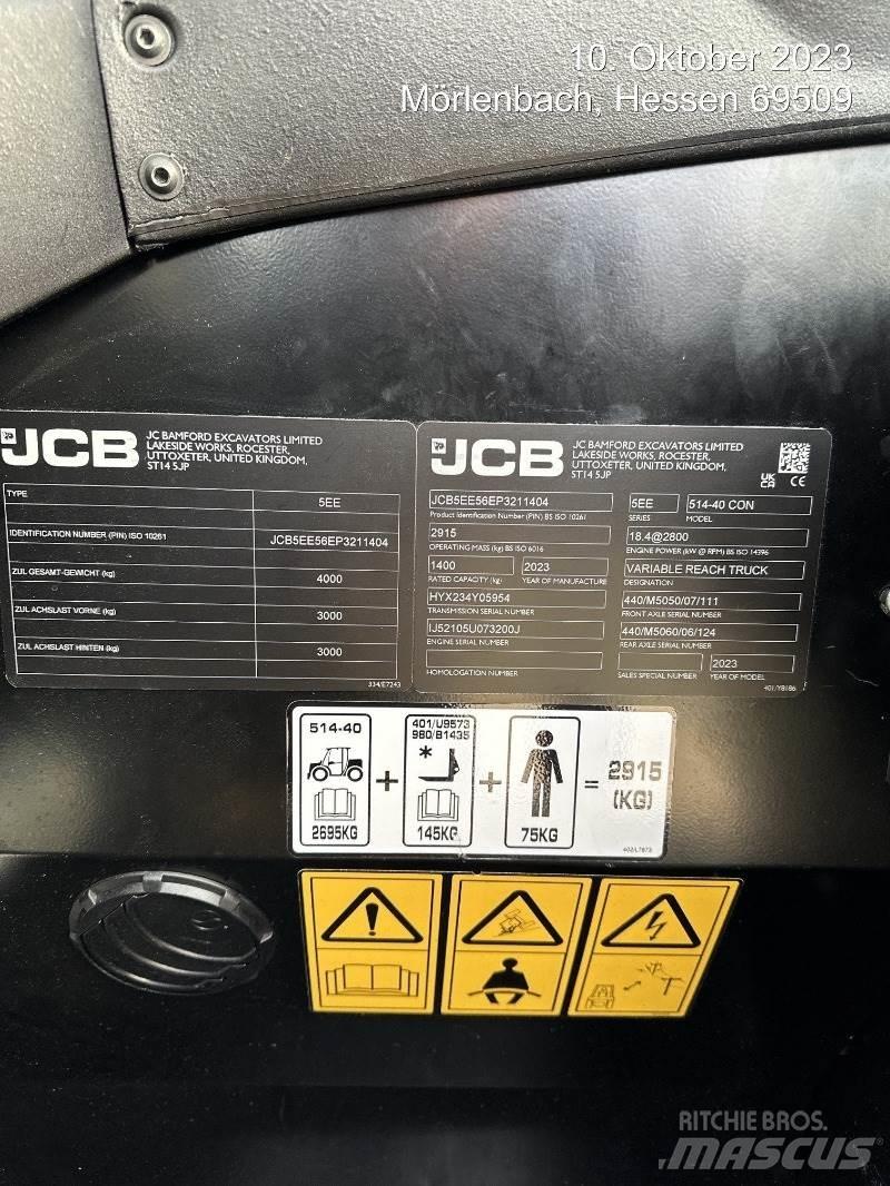 JCB 514-40 CON Manipuladores telescópicos